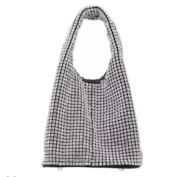 Nina ASTAIRE CLEAR/BLACK-CRYSTALS Bag - Picture 2 of 11